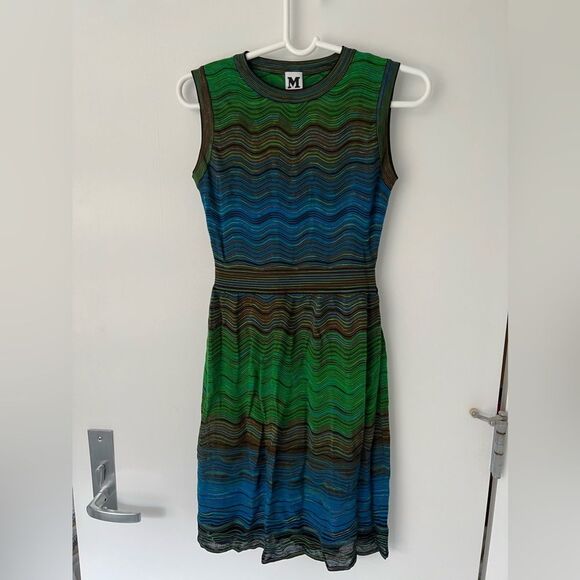 Dresses & Skirts - M Missoni multi color sleeves crochet dress
